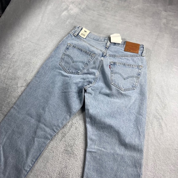 Levis 501 90s Jeans Womens 27x30 Light Wash Blue Straight Leg Denim A19590011 - Picture 11 of 12